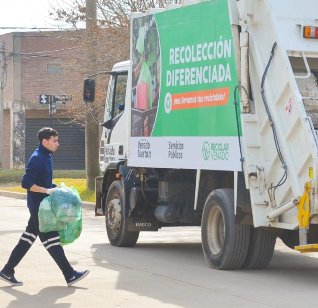 Lunes y jueves, los vecinos podrán sacar los reciclables.