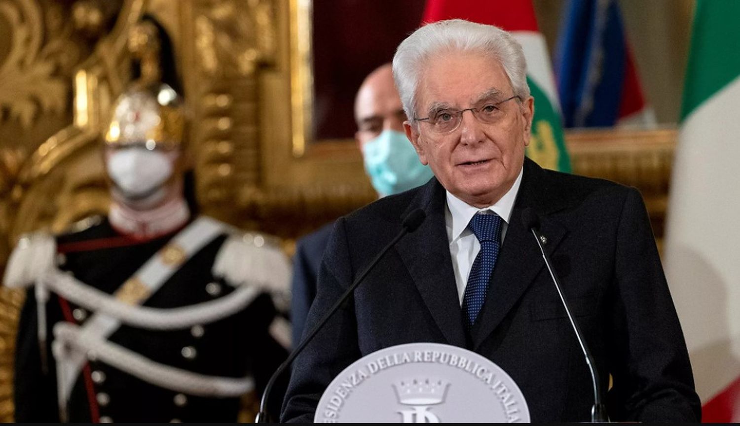 El congreso italiano reeligió a Sergio Mattarella como presidente
