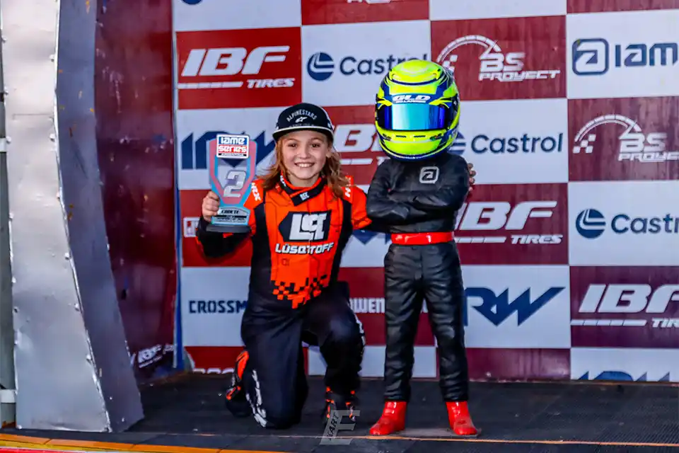 El joven venadense sigue obteniendo grandes resultados. Foto: Prensa E-Kart