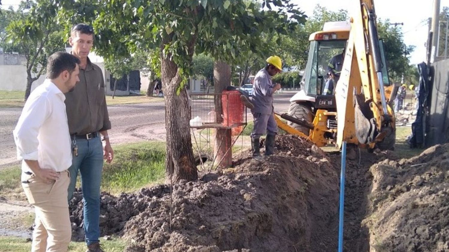 Avellaneda: comenzaron las obras de red domiciliaria en B° Martín Fierro