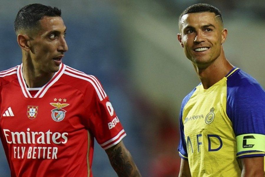 Golazo y sombrero de Di María en la cara de Cristiano Ronaldo: gran actuación del rosarino ante CR7