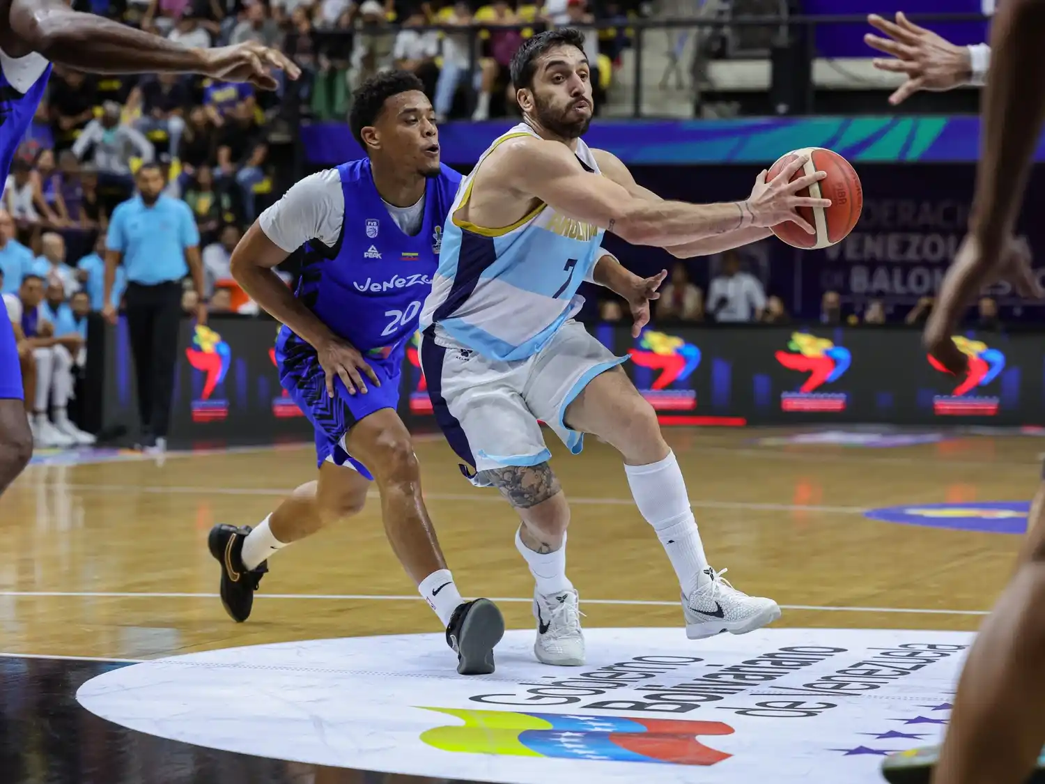 La Selección Argentina no pudo ante Venezuela en la Ventana FIBA