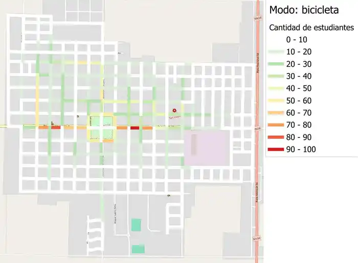 San Vicente avanzó en el diagnóstico de caminos escolares seguros junto a la UTN - 1
