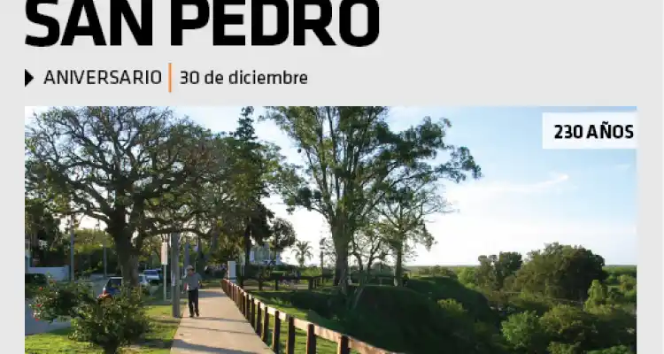 El Gobierno de la provincia saludó a San Pedro