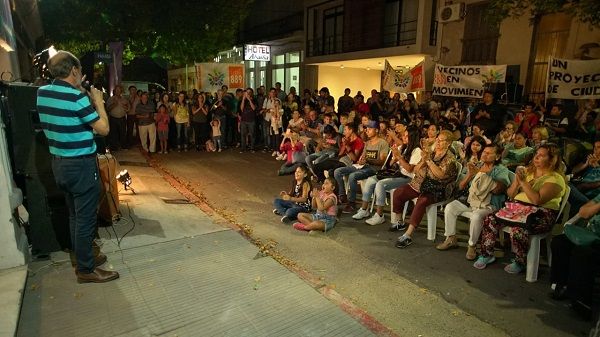 El Flaco Carrazza agradeció a los vecinos en su cierre de campaña