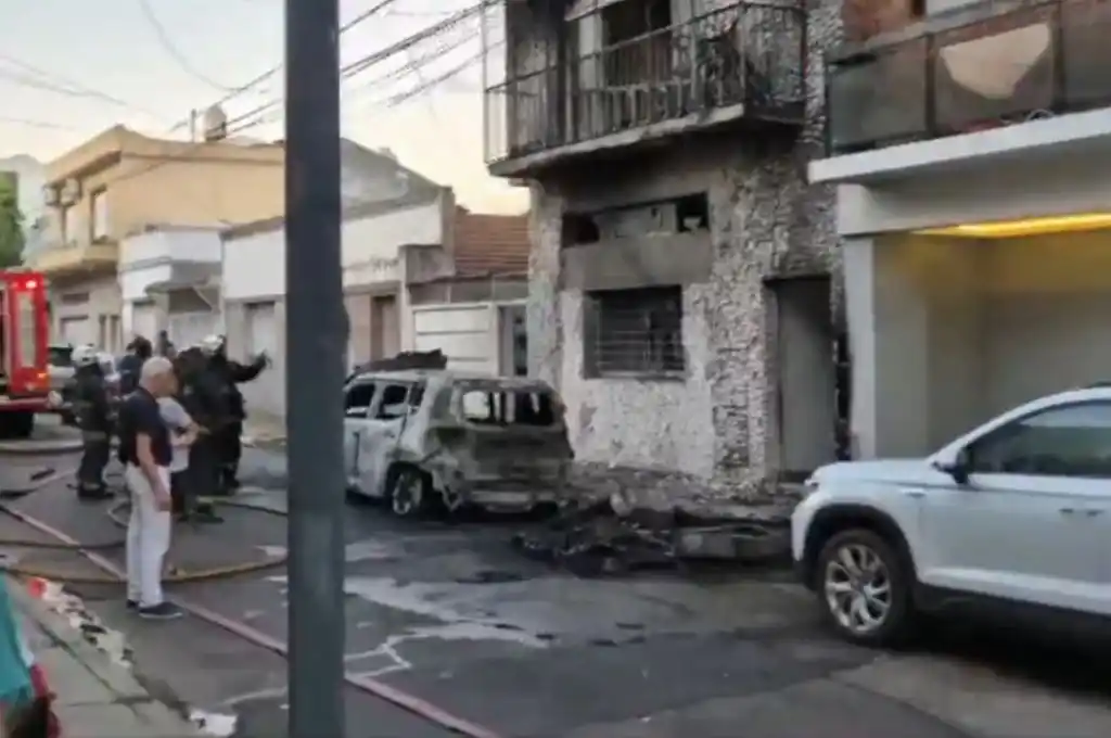 Incendio de autos