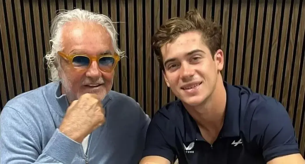 Franco Colapinto ya le puso sobrenombre a Flavio Briatore: “Il Padrino”