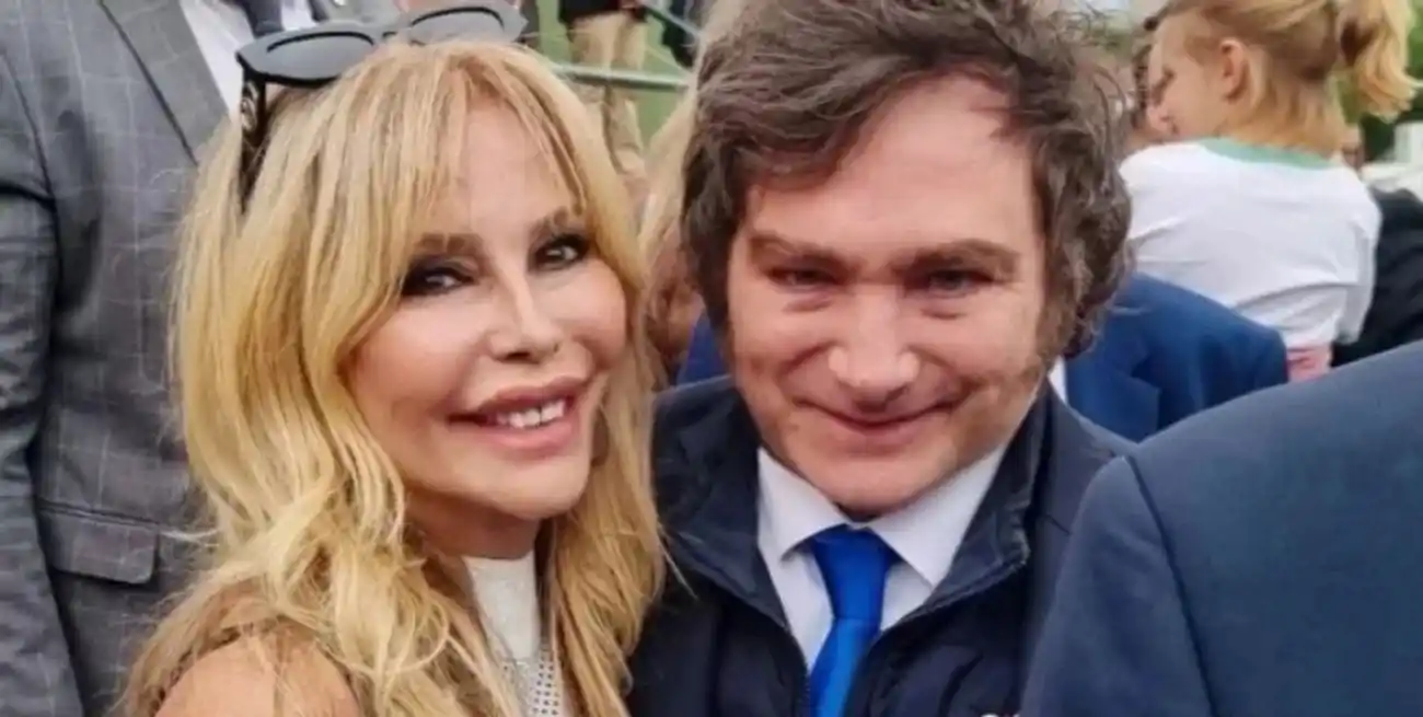 Graciela Alfano y Javier Milei.