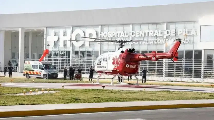 El deceso del motociclista se produjo en el Hospital Central de Pilar.