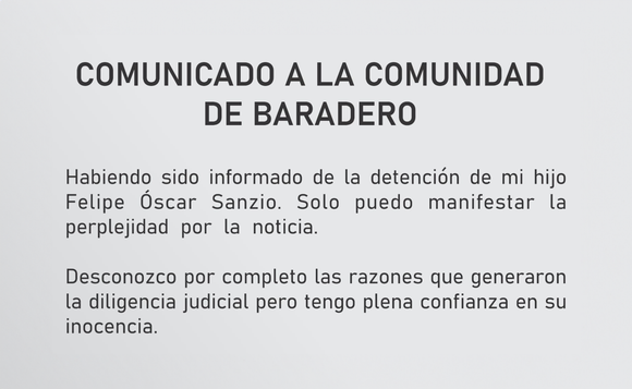 Baradero: intendente “Tito” Sanzio perplejo por la detención de su hijo Felipe