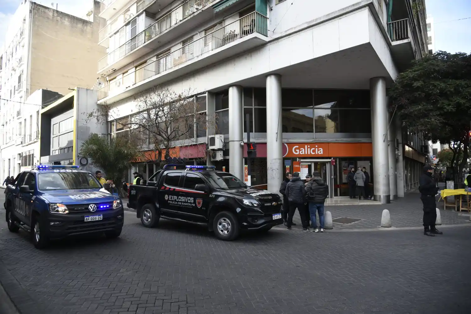 Rosario: cinco amenazas de bomba simultáneas en bancos