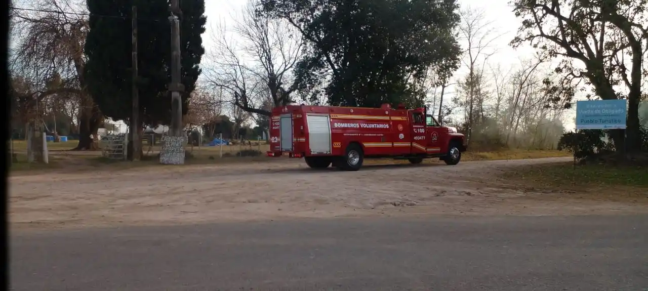 Vuelta de Obligado: Bomberos sofocó principio de incendio en una vivienda