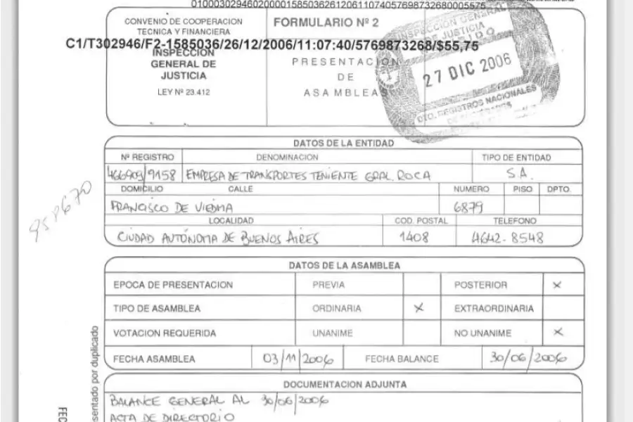 Un balance de Teniente General Roca SA. </p><p>Alconada Mon, Hugo (Prosecretario de Redacción)