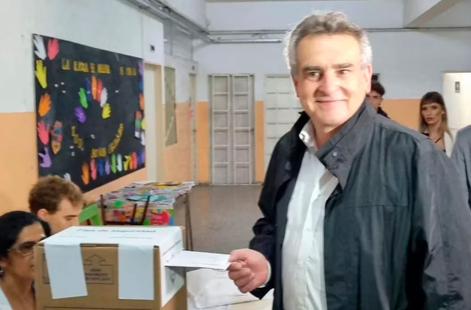 Votó Agustín Rossi, candidato a vicepresidente
