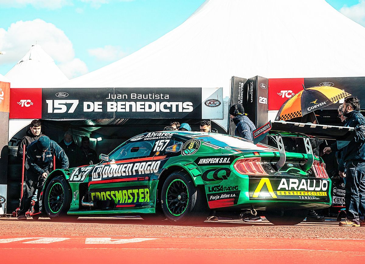 Entre los líderes. Así se mostró Juan Bautista, con el Mustang y sumó valiosas unidades para el 2024