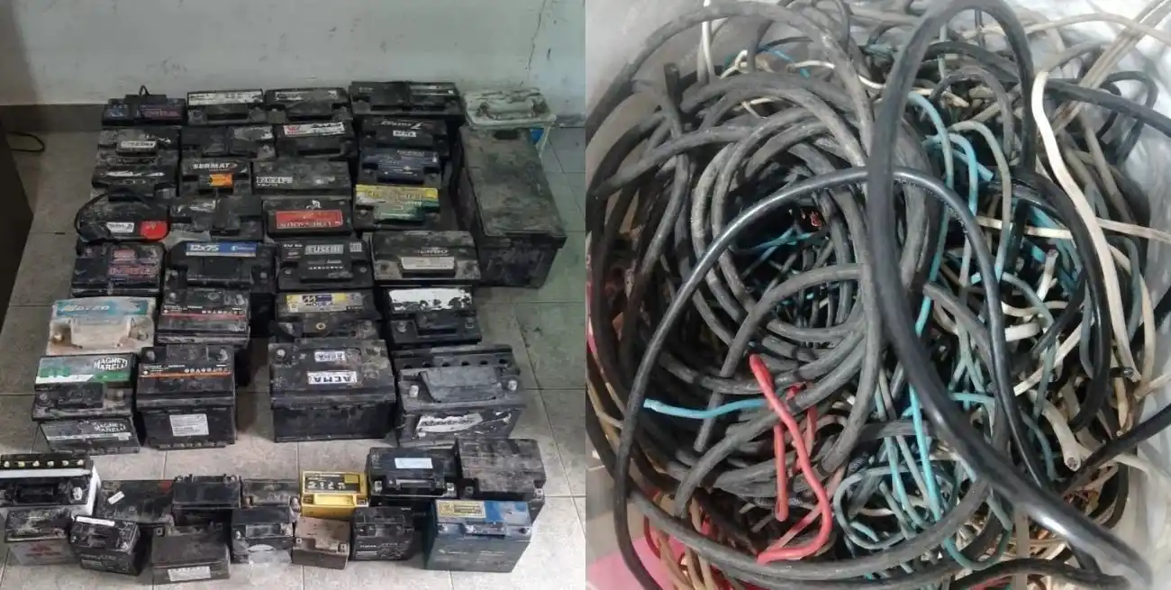 Algunos de los elementos secuestrados.