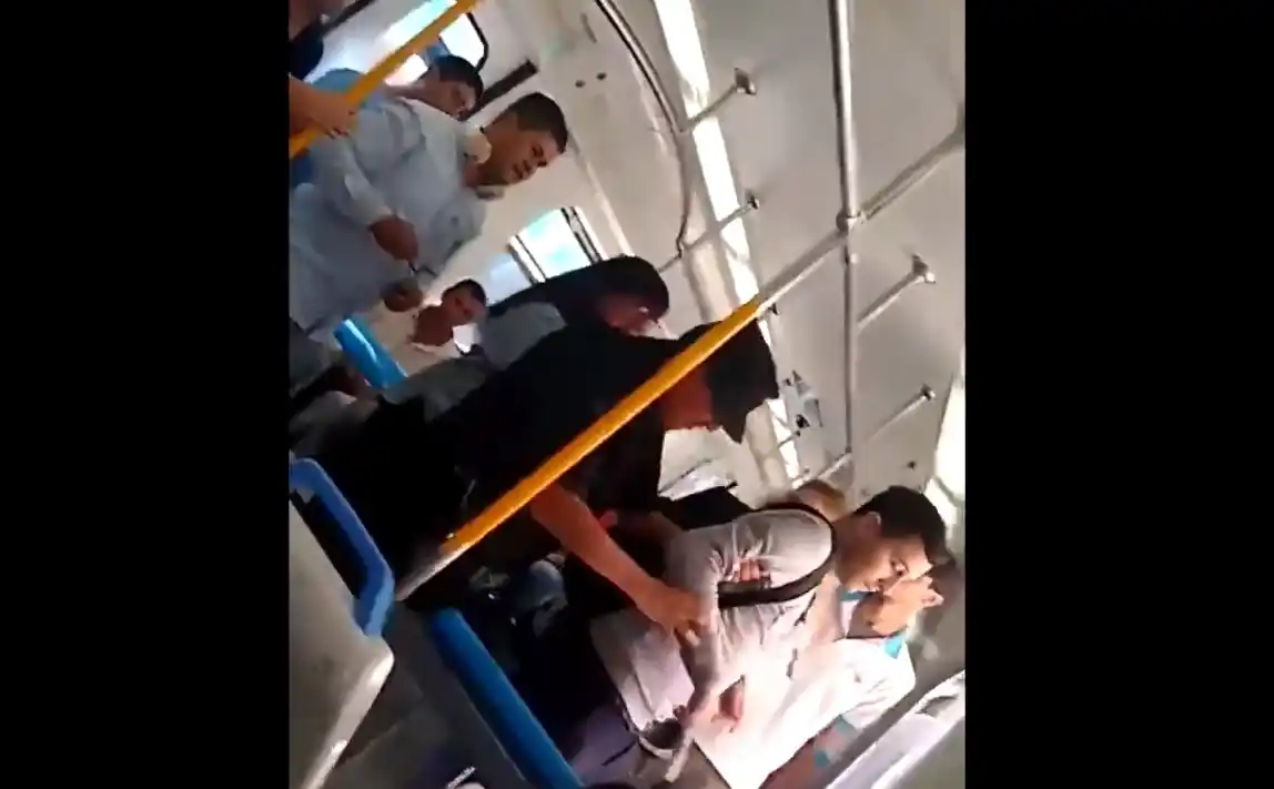 Fuerte discusión en el tren por un perro herido: "Violador, no quiero viajar con el animal"