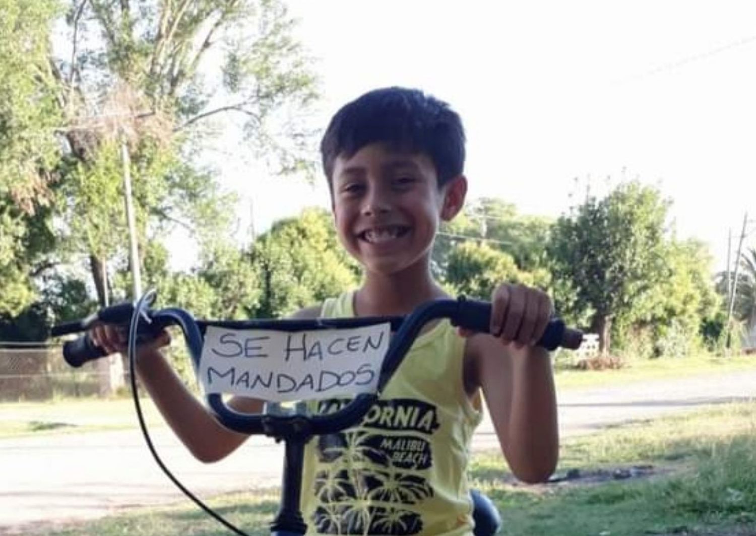 Lihuen, el pequeño emprendedor de Pueblo Doyle