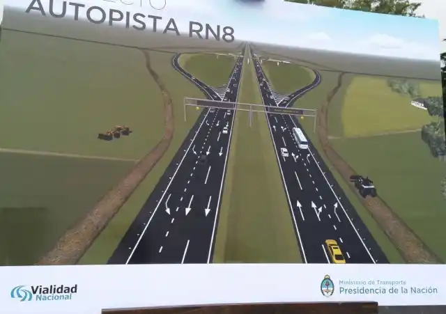 Pararon la obra de la autovía 8 en Arrecifes