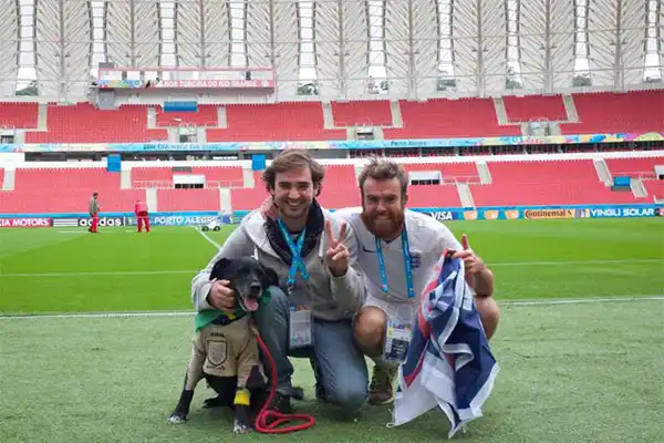 Jefferson, el perro que caminó desde Uruguay hasta el Mundial de Brasil