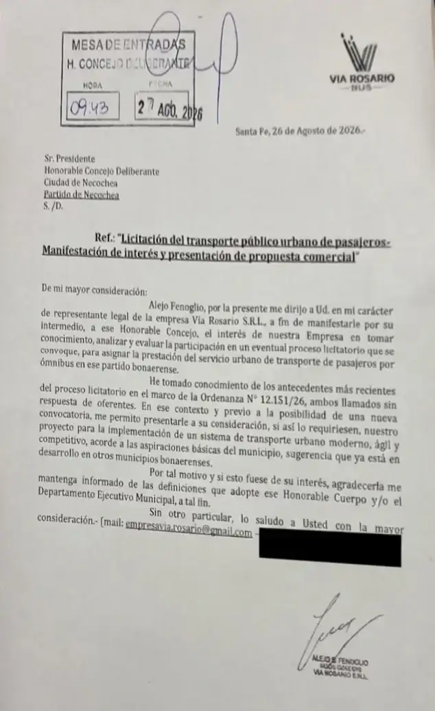 Nota Vía Rosario colectivos - 2