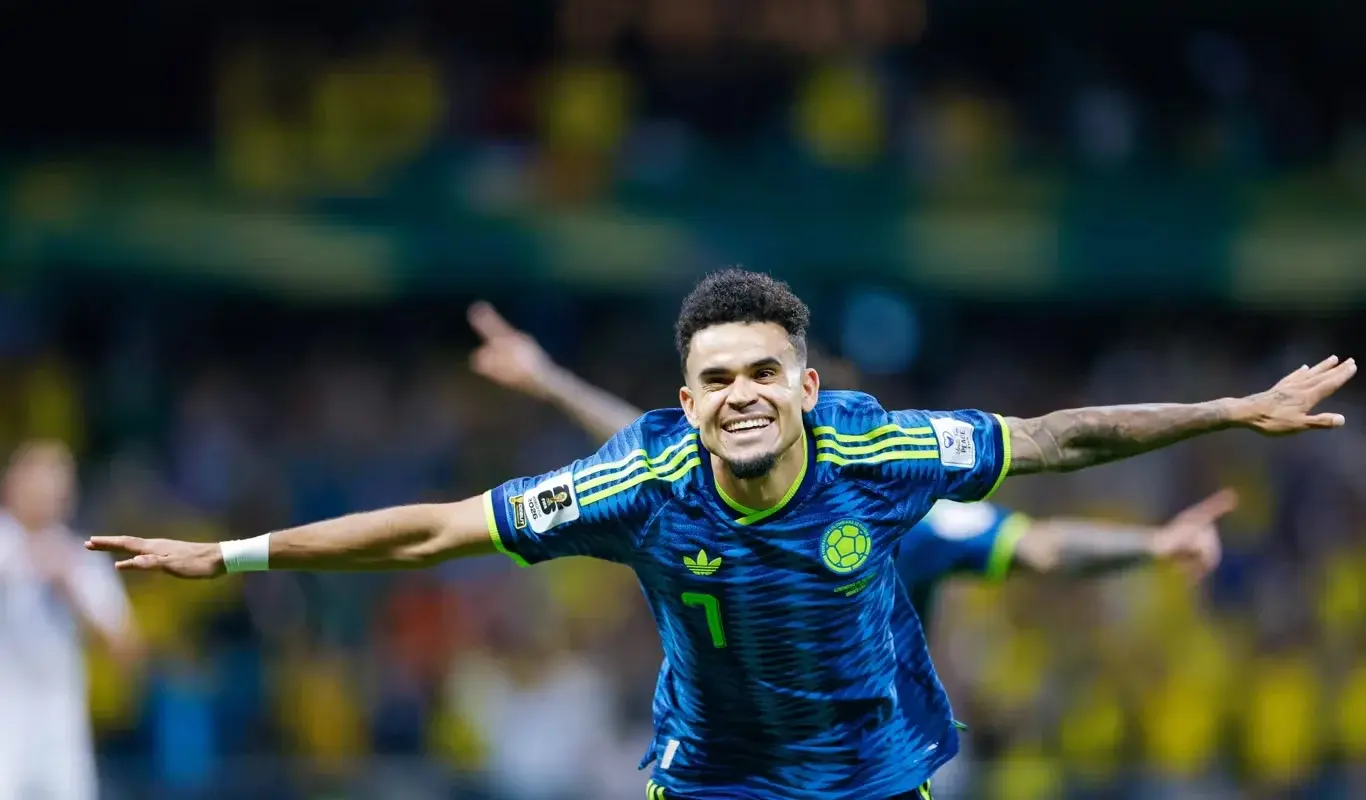 Luis Díaz lideró a Colombia en un debut triunfal ante Uzbekistán