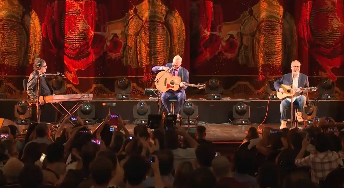 Histórico reencuentro de Serú Girán en el Teatro Colón