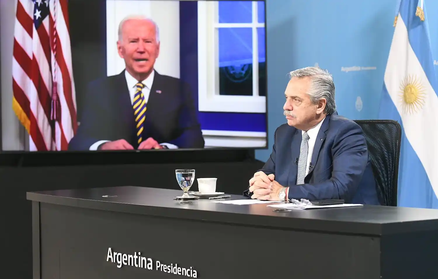 Alberto Fernández participó de manera virtual del Foro de las Principales Economías sobre Energía y Clima.