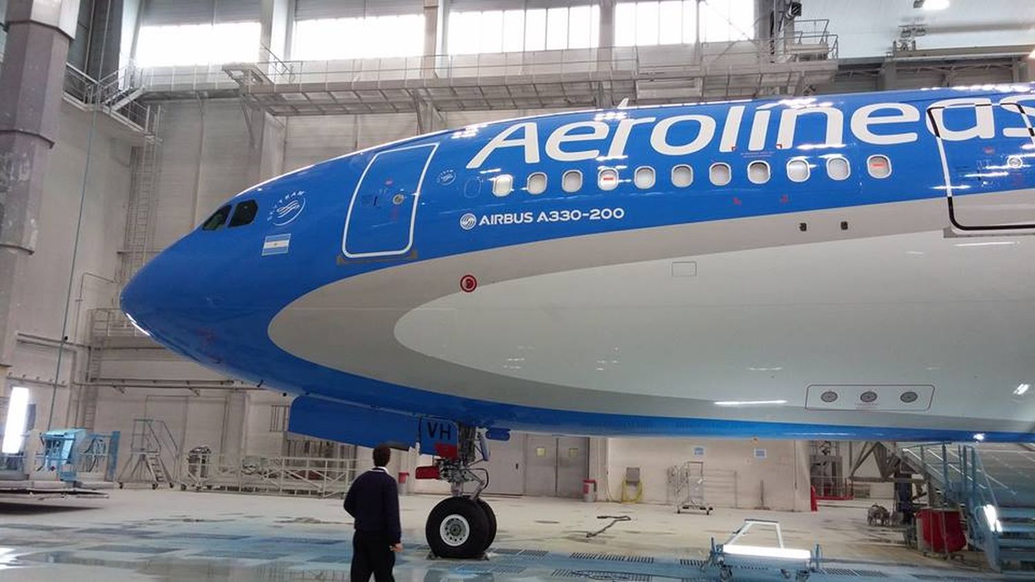 El Airbus A330-200 LV-FVH para Aerolíneas Argentinas llegará el 28 de febrero