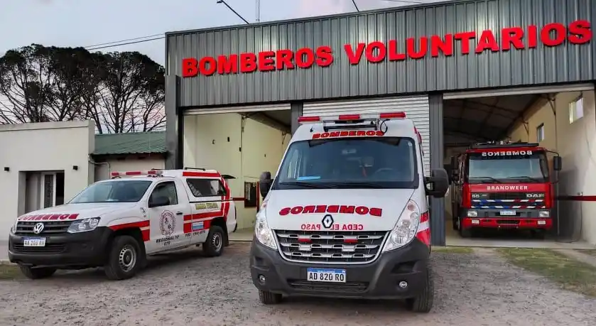 Bomberos de María Teresa festejan su día. Foto: Gentileza.