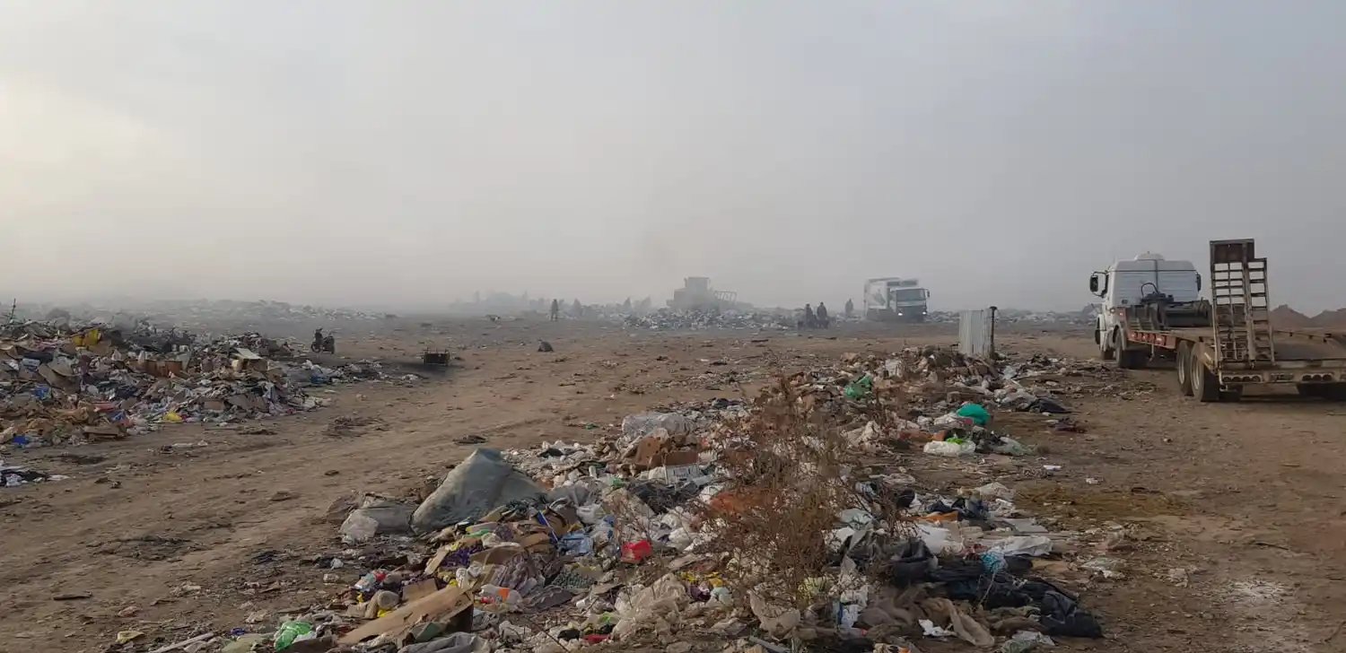 Incendio en el basural: Bomberos volvió a intervenir en la zona