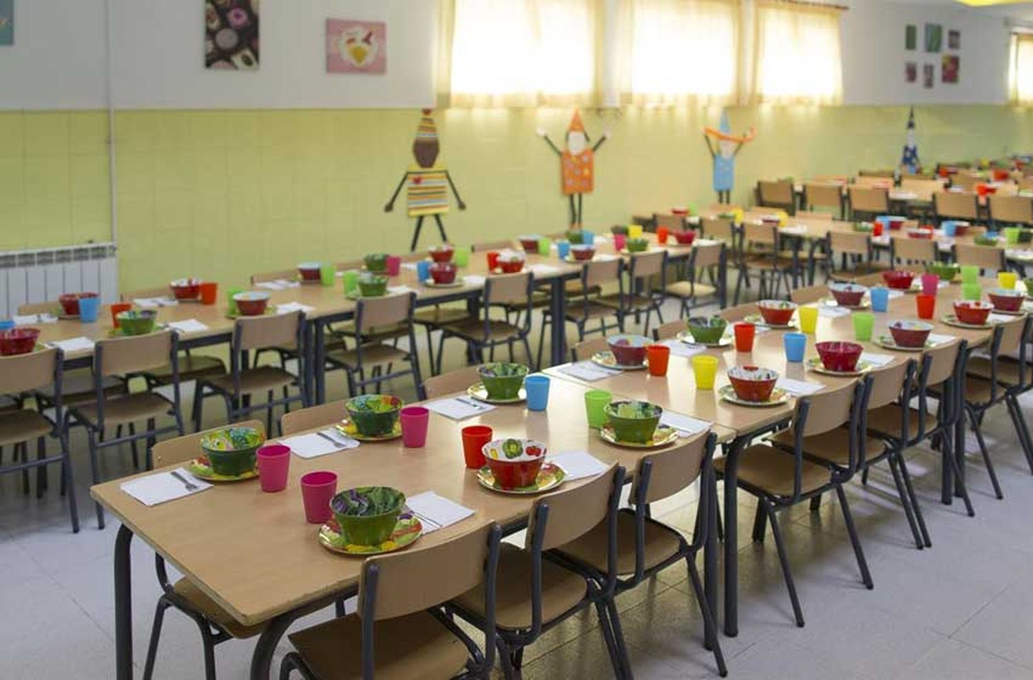 El servicio alimentario escolar funciona normalmente