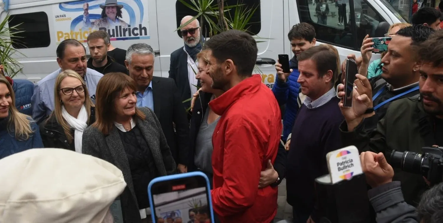 Visita proselitista a la ciudad capital de la postulante de Juntos por el Cambio.
