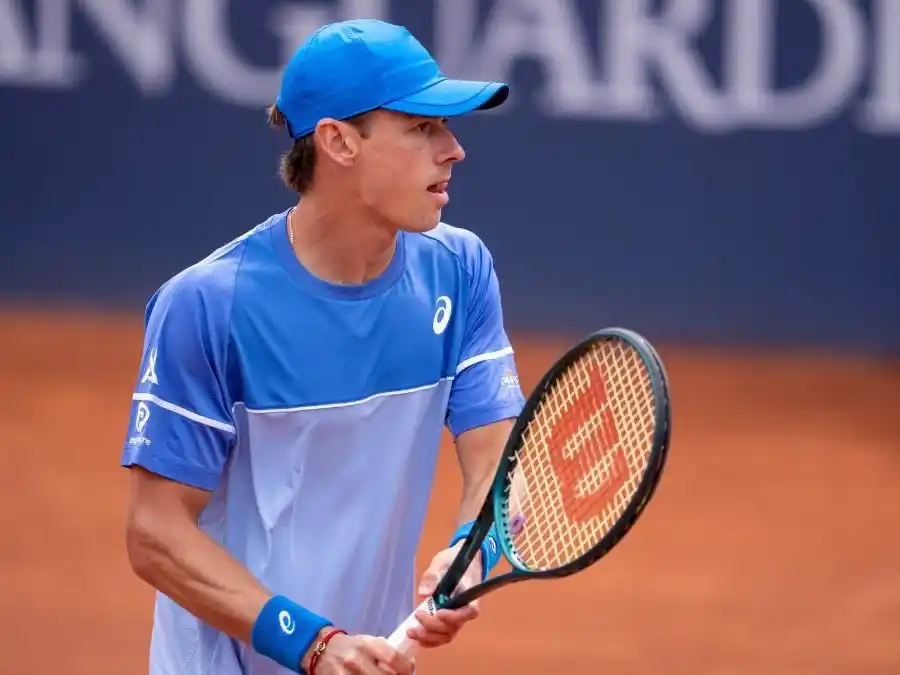 En apenas 44 minutos, Alex de Miñaur superó por un doble 6-0 a Dimitrov