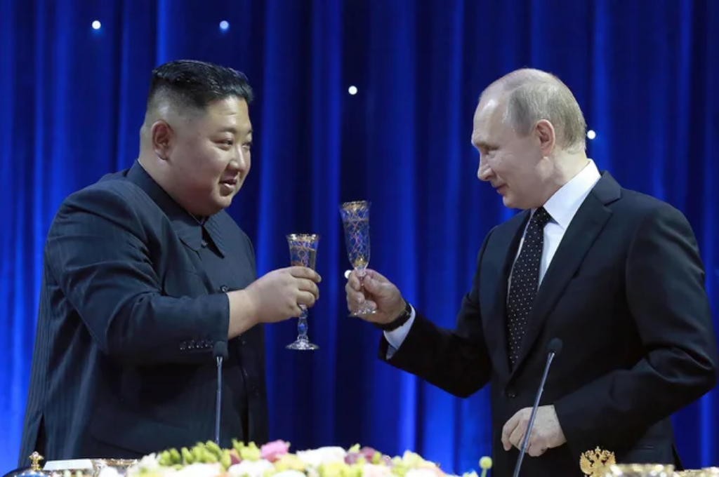 Kim Jong-un mostró su apoyo a Putin en medio de la invasión de Ucrania