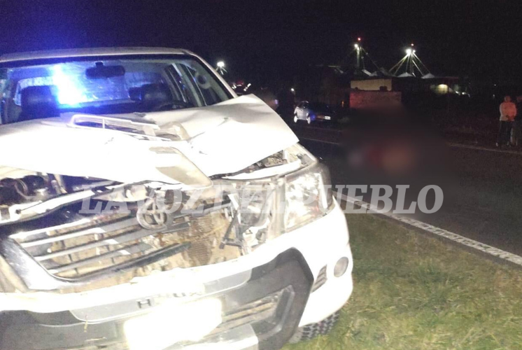 Un joven ciclista fue embestido por una camioneta y falleció en la ruta 3