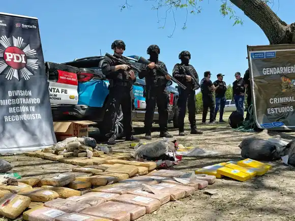 Quemaron cientos de kilos de droga al norte de la provincia