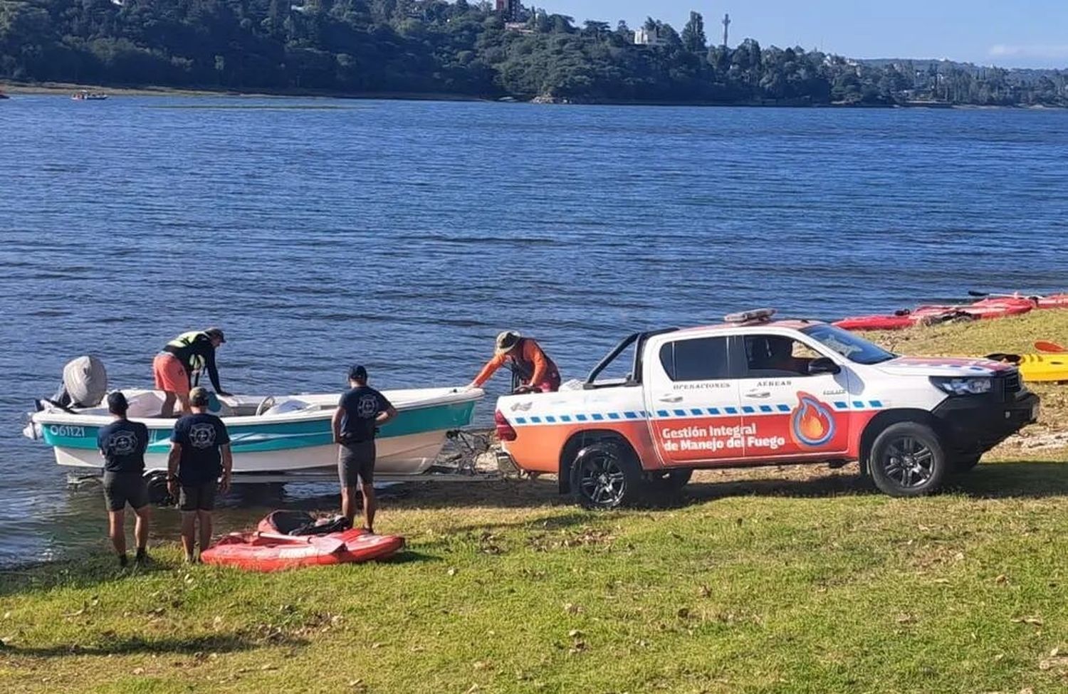 Efectivos del Duar hallaron el cuerpo del hombre que se arrojó al río San Antonio en Villa Carlos Paz