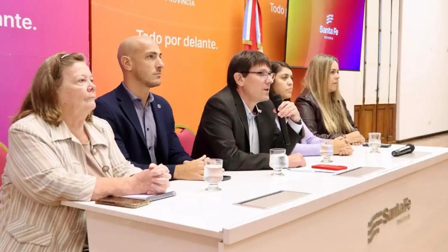 Funcionarios de Santa Fe.