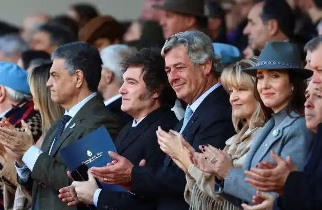 Milei, Jorge Macri y Victoria Villarruel