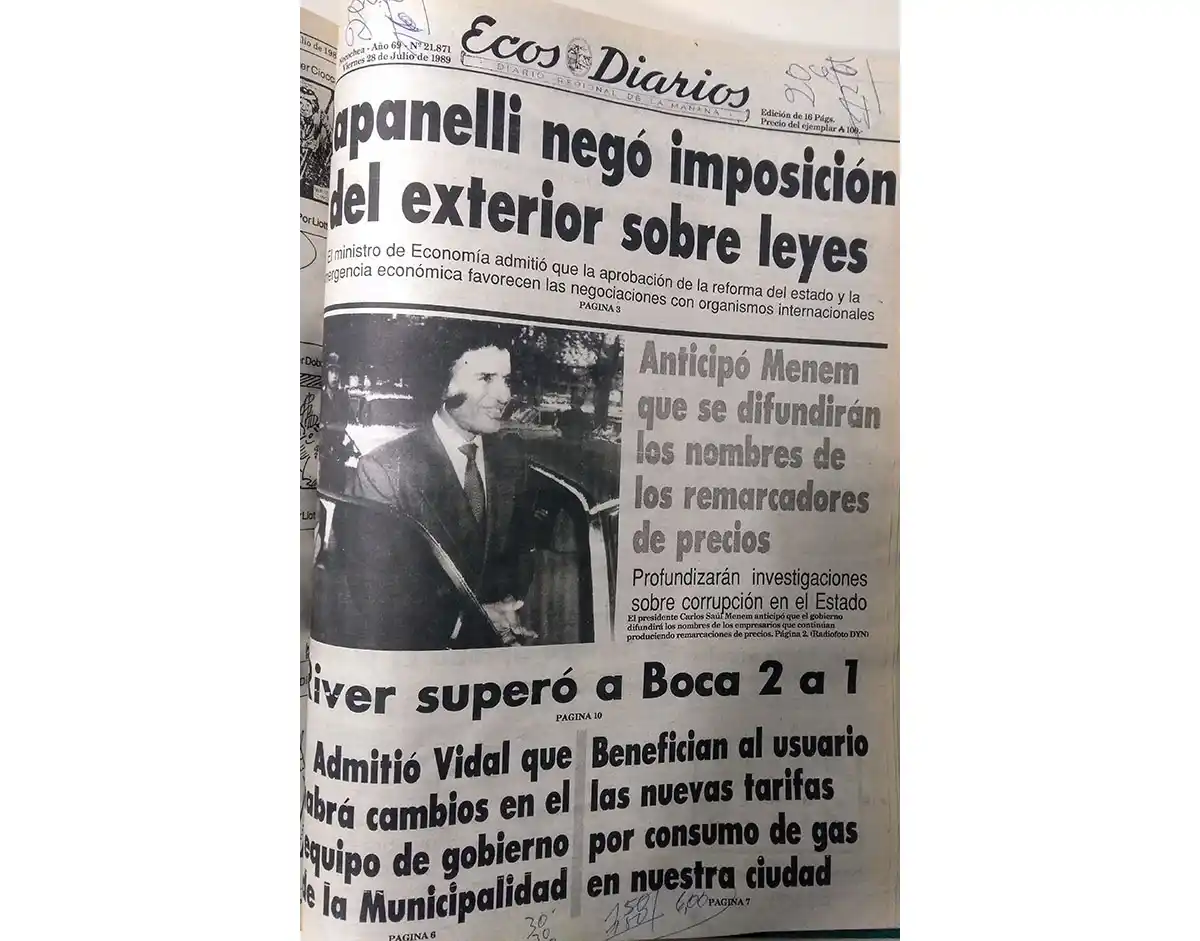 Viernes 28 de julio de 1989