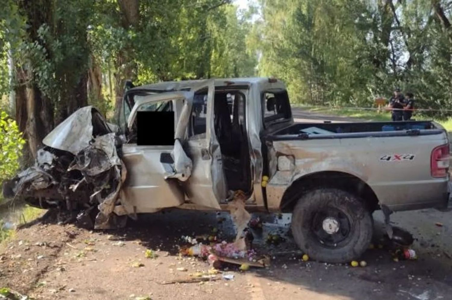 Accidente fatal en Mendoza: murió una mujer tras chocar junto su familia contra un árbol