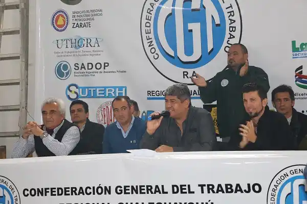 Pablo Moyano anunció en Gualeguaychú que irá por un nuevo paro general