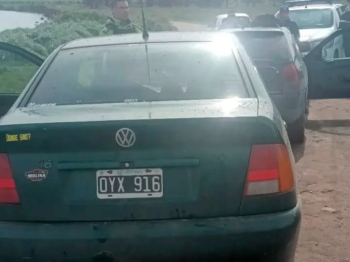 En el camino ribereño, se realizó el operativo policial hace algunas horas