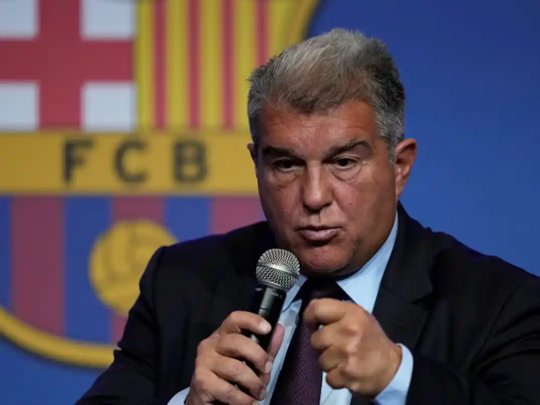 Joan Laporta,presidente del Barcelona FC