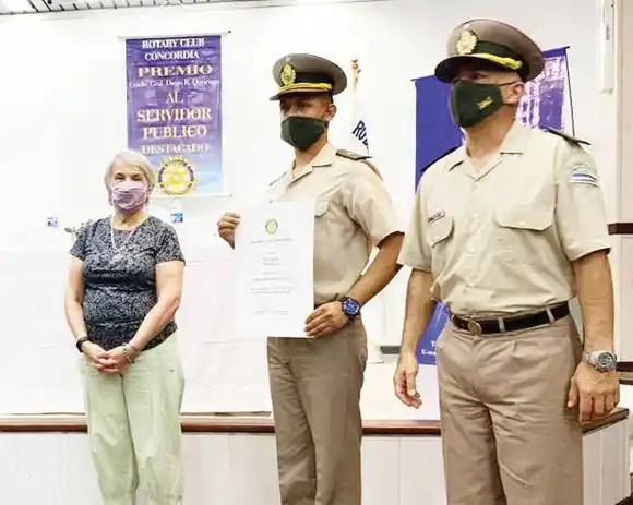 Rotary Club Concordia: Entrega de reconocimiento a Servidores Públicos Destacados 2021