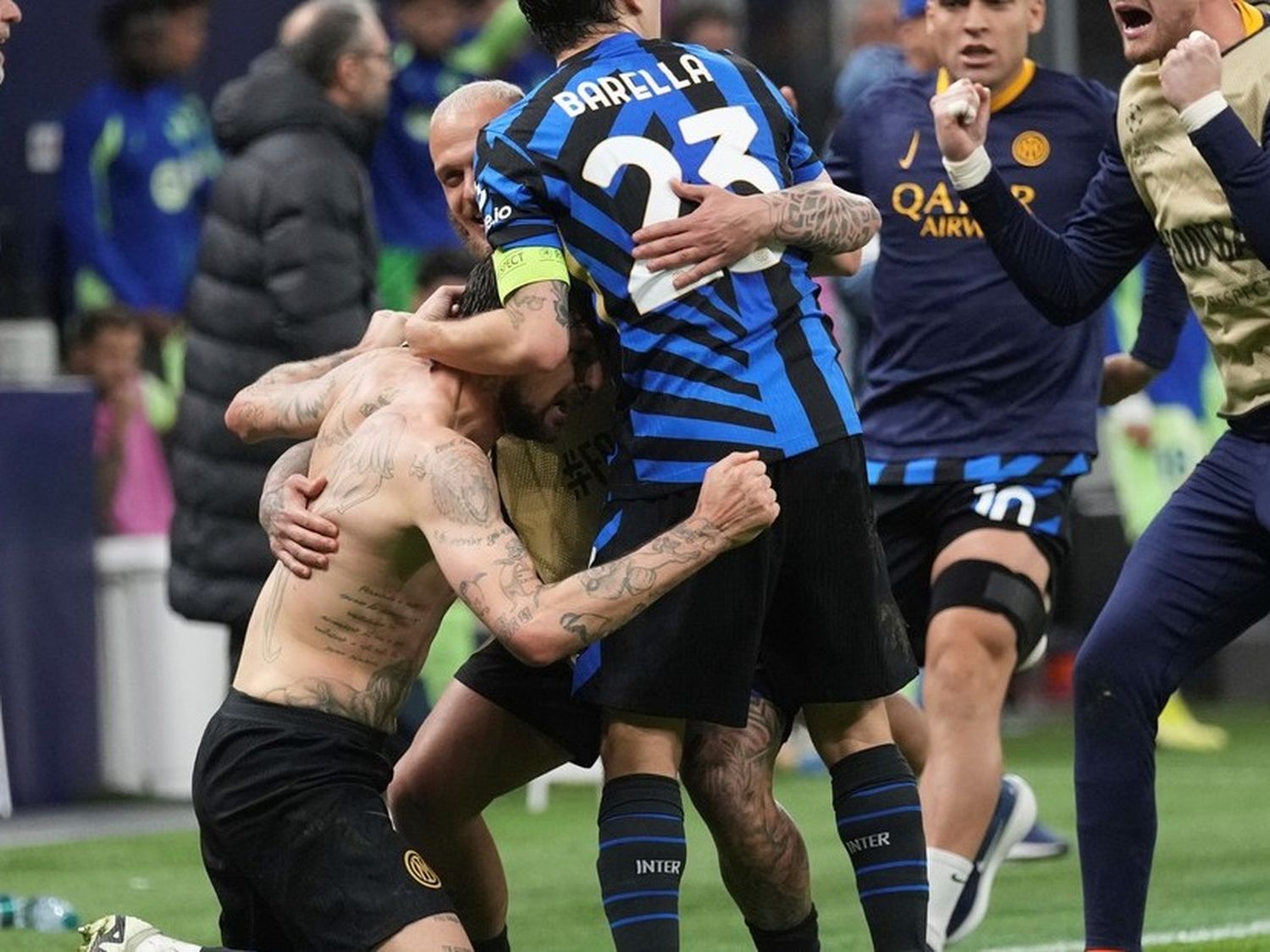 ¡Inter finalista! Con Lautaro Martínez como figura, eliminó al Barcelona en un infartante 7-6 global