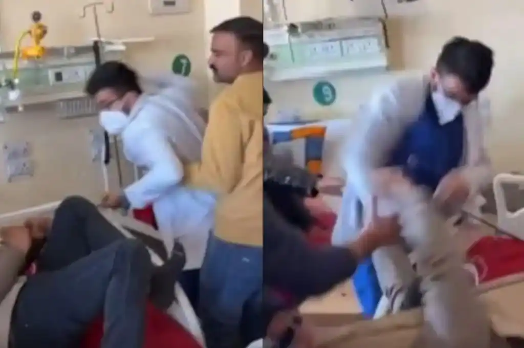 Médico agrede a su paciente