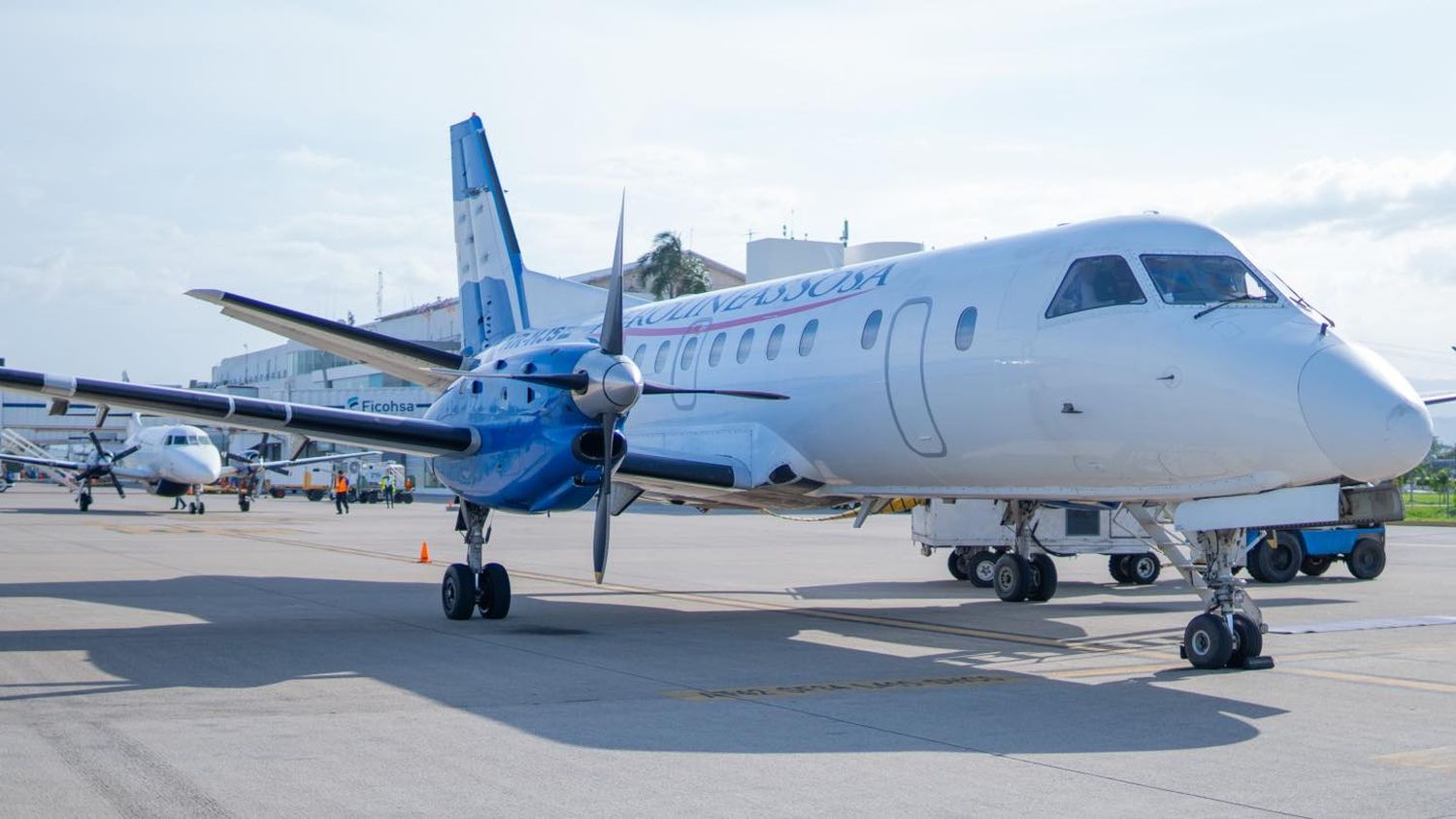 Aerolíneas SOSA incorporó un nuevo Saab 340