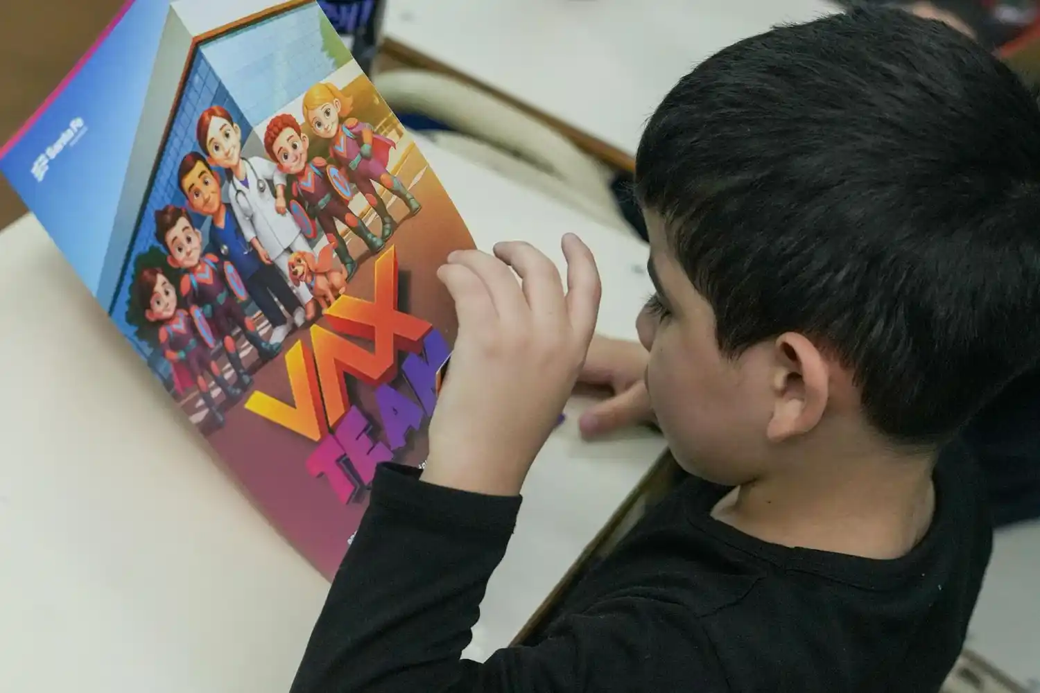 Se relanzó el Programa Vax Team en la  Escuela Gregoria Pérez de Denis, en la ciudad de Santa Fe.